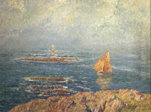 Matinee D'ete En Bretagne by Henry Moret