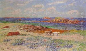Gros Temps A Raguenau Pres De Pont Aven by Henry Moret