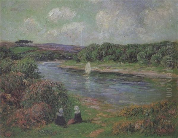 Les Bretonnes Au Bord De L' Aven - view 1