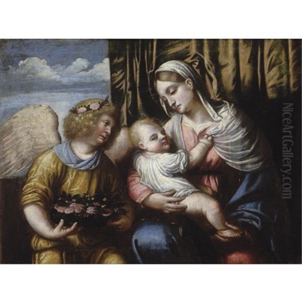 The Madonna And Child With An Angel - view 1