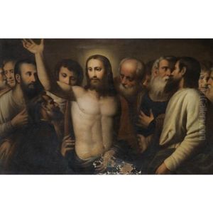 Christ Amongst The Disciples