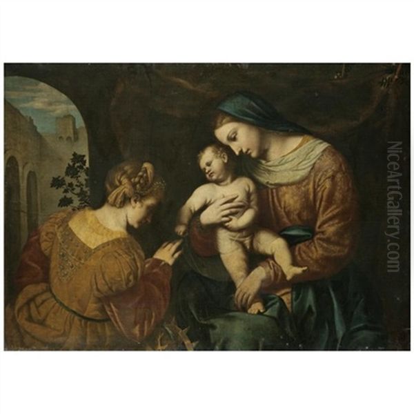 The Mystic Marriage Of Saint Catherine - view 1
