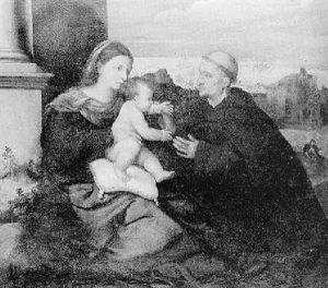 Madonna And Child Seated In A Landscape With St. Anthony Of Padua