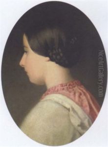 Portrait Of A Girl by Frederick Morgan