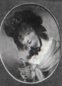 Girl With Berry Basket by Frederick Morgan