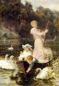 The Home Of The Swans by Frederick Morgan