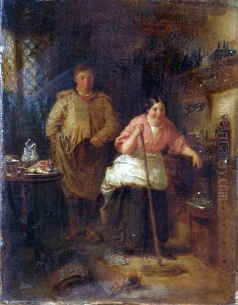 Interior Scene With Figures - view 1