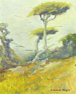 Monterey Cypress By The Coast by Mary Deneale Morgan