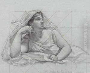Study For A Female Allegorical Figure by Victor Francois Biennourry