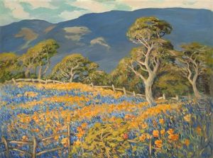 Poppies And Lupine