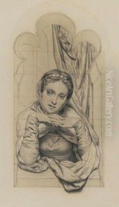 Woman At A Window by Victor Francois Biennourry