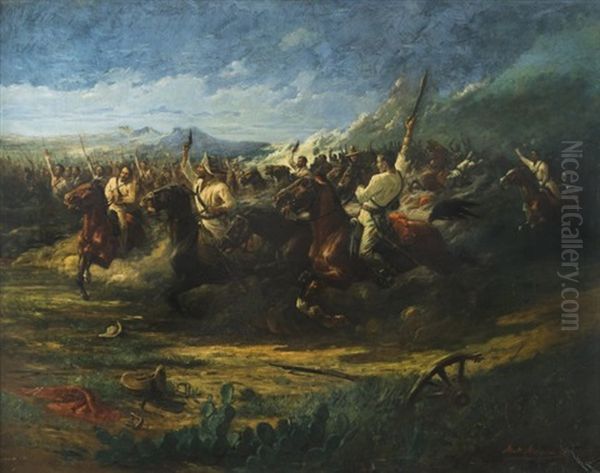 A Battle During The Cuban Wars Of Independence - view 1