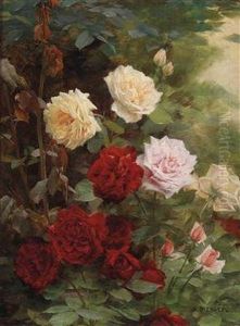 Roses by Gustave Bienvetu