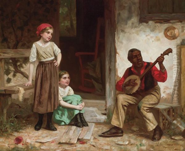 Banjo Player - view 1