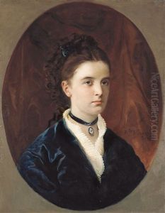 Ritratto Di Zia Lena A 19 Anni by Rodolfo Morgari