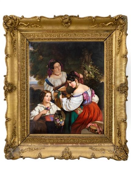 Italienische Kinder Nach Dem Gemalde Von Franz Xaver Winterhalter Von 1833 - view 1