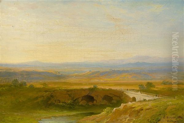 View Over The Italian Plains In Late Summer - view 1