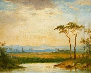 Italienische Landschaft by Carl Morgenstern