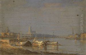 Blick Auf Frankfurt Am Main by Carl Morgenstern