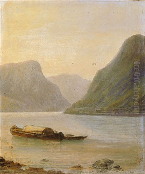 Mittelrheinlandschaft Mit Der Loreley - view 1