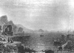 Italienische Kustenansicht by Carl Morgenstern