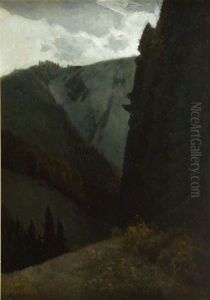 Dolina W Gorach by Carl Ernst Morgenstern