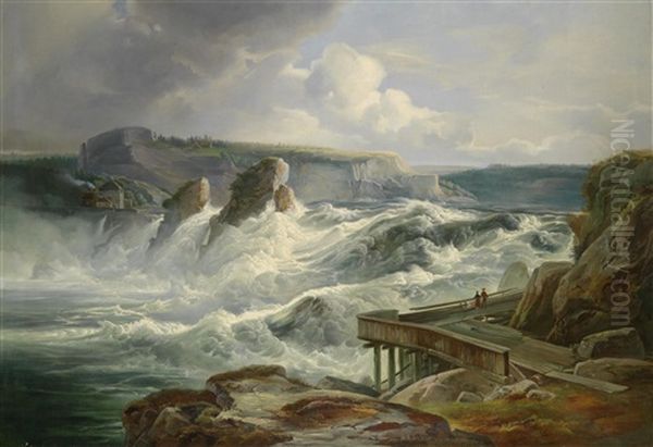 Der Rheinfall Bei Schaffhausen - view 1
