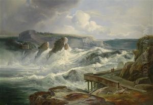 Der Rheinfall Bei Schaffhausen by Christian Morgenstern