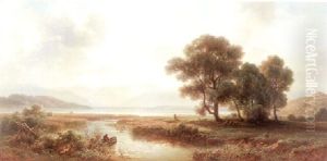 Blick Uber Den Starnberger See (?) An Einem Sommerabend by Christian Bernhard Morgenstern