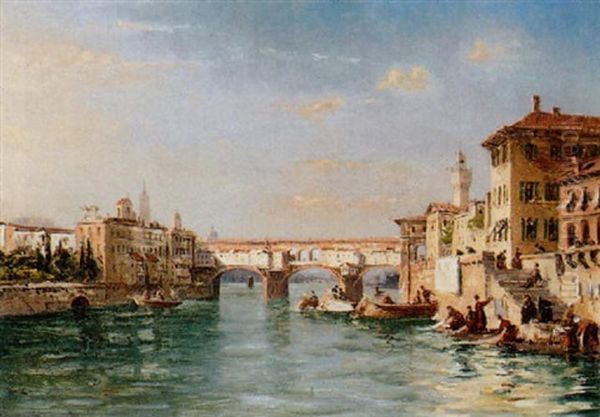 Blick Auf Den Ponte Vecchio In Florenz - view 1