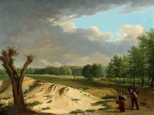 Landschaft Mit Bauerin Und Kind by Johann Friedrich Morgenstern