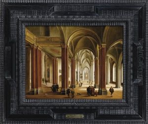 Interieur D'eglise by Johann Ludwig Ernst Morgenstern