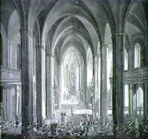 Kircheninterieur Mit Staffagefiguren Kircheninterieur Mit Staffagefiguren