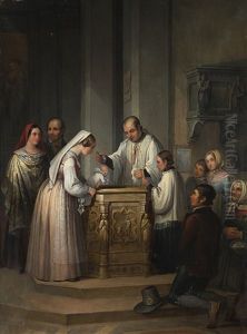 Battesimo Presso La Chiesa Dedicata A San Torello Protettore Di Poppi