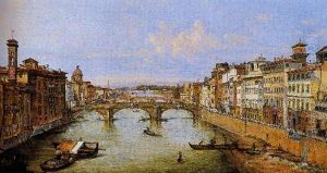 Veduta Di Firenze by Giuseppe Moricci