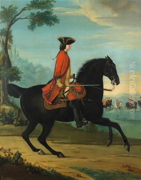 Equestrian Portrait Of General Hawley - view 1