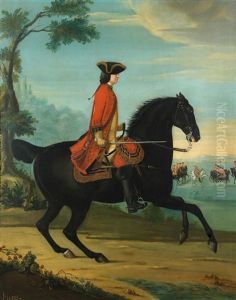 Equestrian Portrait Of General Hawley