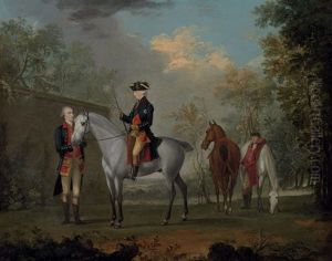 An Equestrian Portrait Of His Royal Highness, Edward Augustus, Duke Of York And Albany by David Morier