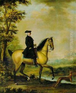A Gentleman Out Riding, Windsor Castle Beyond