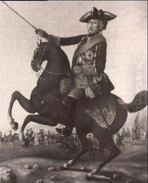 George The 3rd On His Charger - view 1