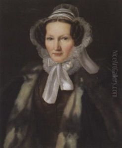 Portrat Der Elisabeth Vonder Muhll-bischoff Von Basel by Giovanni Moriggia