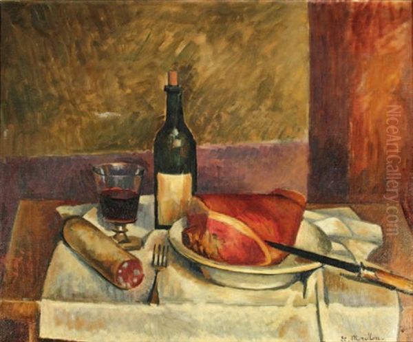 Nature Morte A La Bouteille - view 1