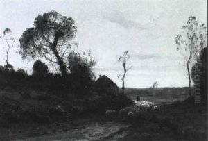 Heimkehr Der Herde by Adolphe Morin