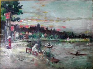 Forteresse Sur Une Falaise by Berthe Morisot