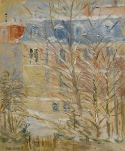 Maisons Sous La Neige by Berthe Morisot