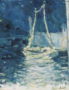 Bateau Illumine by Berthe Morisot