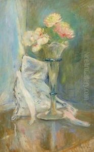 Anemones Roses by Berthe Morisot