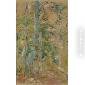 Etude De Foret by Berthe Morisot