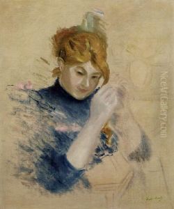 Devant Le Toilette by Berthe Morisot