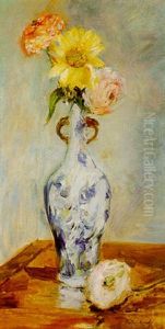 Le Vase Bleu by Berthe Morisot